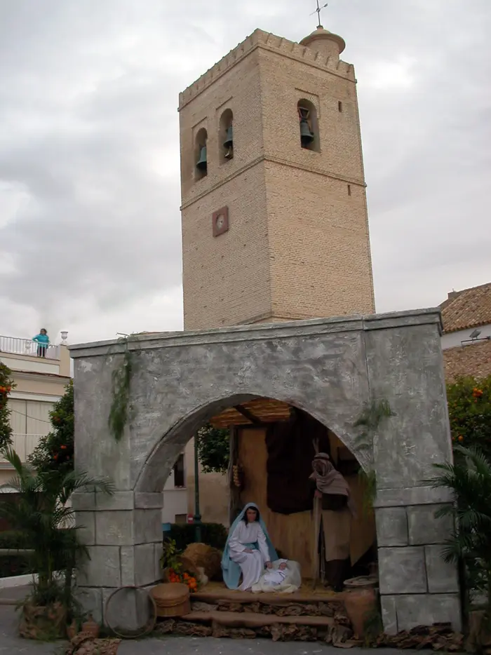 El portal de Belén en las calles de Alcalá del Río